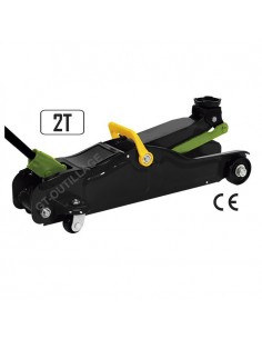 Cric rouleur hydraulique 2 tonnes spécial voiture basse