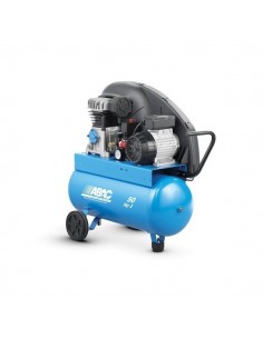 Compresseur d'air à piston vitesse lente 2 CV monophasé réservoir de 50 litres ABAC