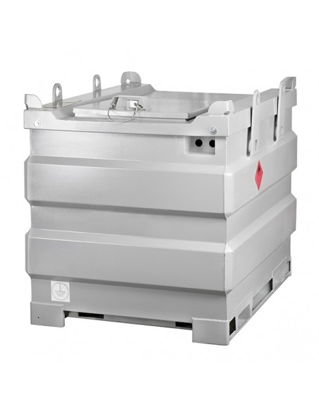 Citerne avec pompe gazole GNR fioul 1000 litres MobiSTEEL