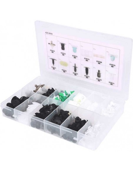 Jeu de clips de fixation volkswagen 255 pièces
