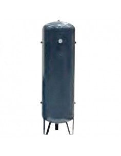 Réservoir air comprimé horizontal peint avec plaque support - 4290