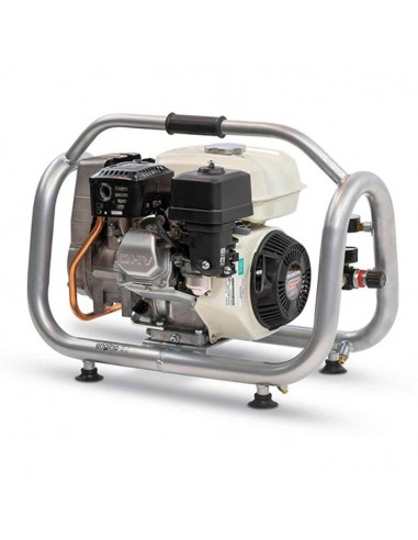Compresseur d'air thermique portable moteur Honda essence 4,8 CV 2,5 litres ABAC