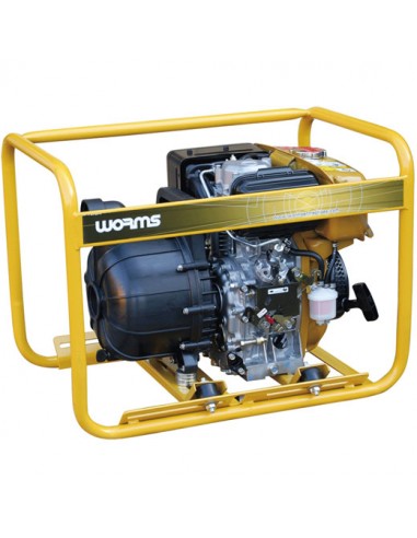 Motopompe thermoplastique diesel pour liquides agressifs débit 750 litres/min WORMS