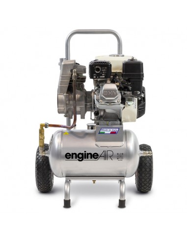 Compresseur d'air thermique mobile moteur Honda essence 4,8 CV 20 litres ABAC