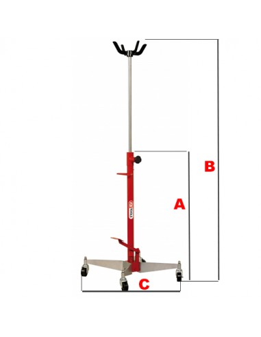 Vérin de fosse hydraulique 1000 kg...