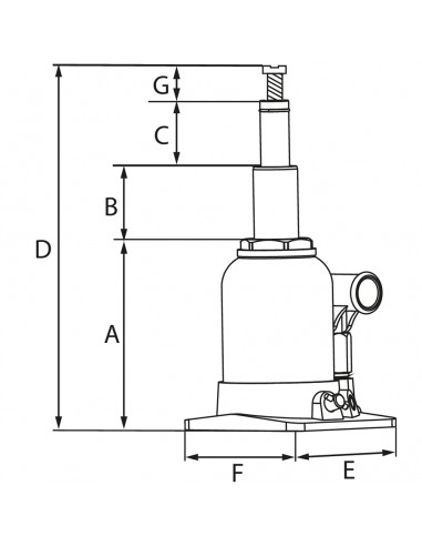 Cric bouteille hydraulique...