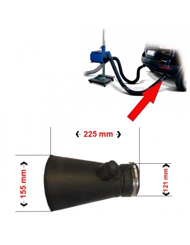 Aspirateur de gaz d'échappement à...