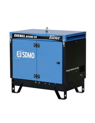 Groupe électrogène triphasé insonorisé diesel 6,5 kVA SDMO