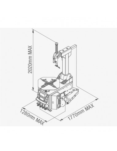 Démonte pneus automatique CORGHI