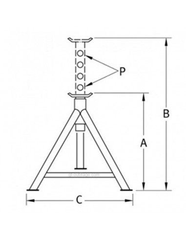 Chandelle 3 tonnes professionnelle...