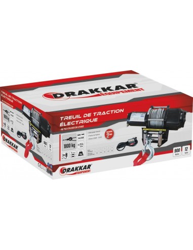 Treuil de traction électrique 12V 1800kg