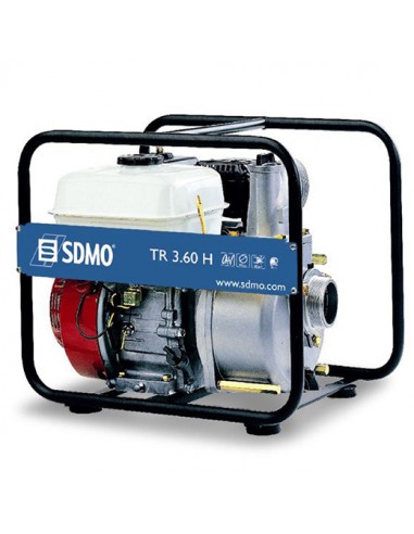 Motopompe essence SDMO 4 temps 54 m3/h Eaux chargées moteur HONDA