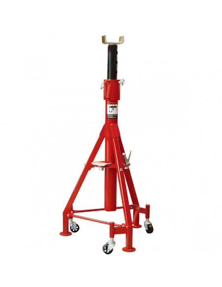 Chandelles haute à goupilles et approche par vis 7,5 tonnes